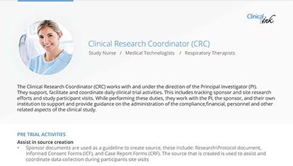 Clinical Research Coordinator